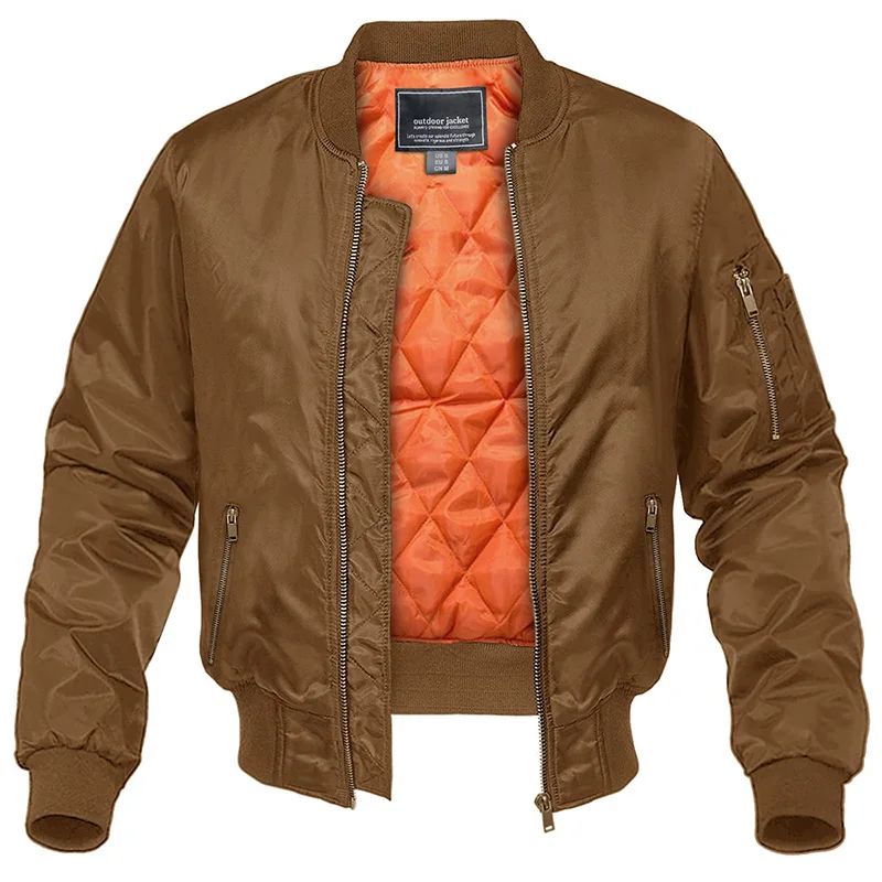Plus Size Fat Guy Sports Casual Cotton Jacket
