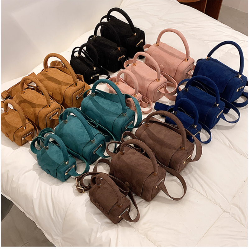 Women's New Popular Frosted One-shoulder Messenger Handbag