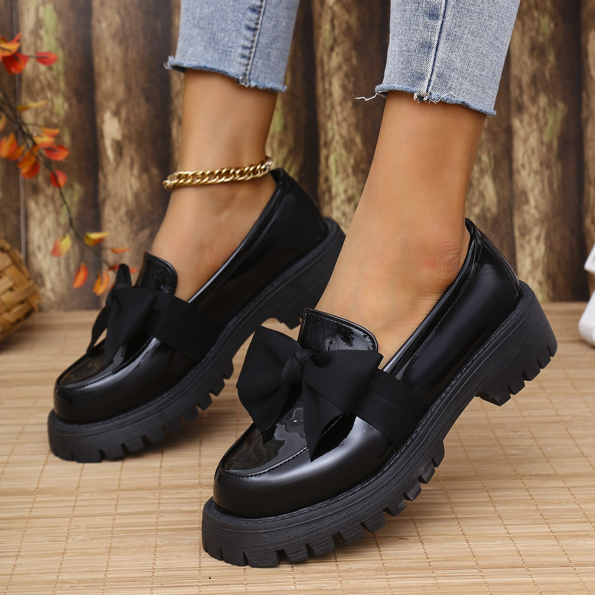 British Style Korean Vintage Leather Shoes