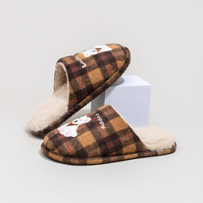 New Autumn And Winter Indoor Home Plush Cotton Shoes Cute Soft And Fluffy