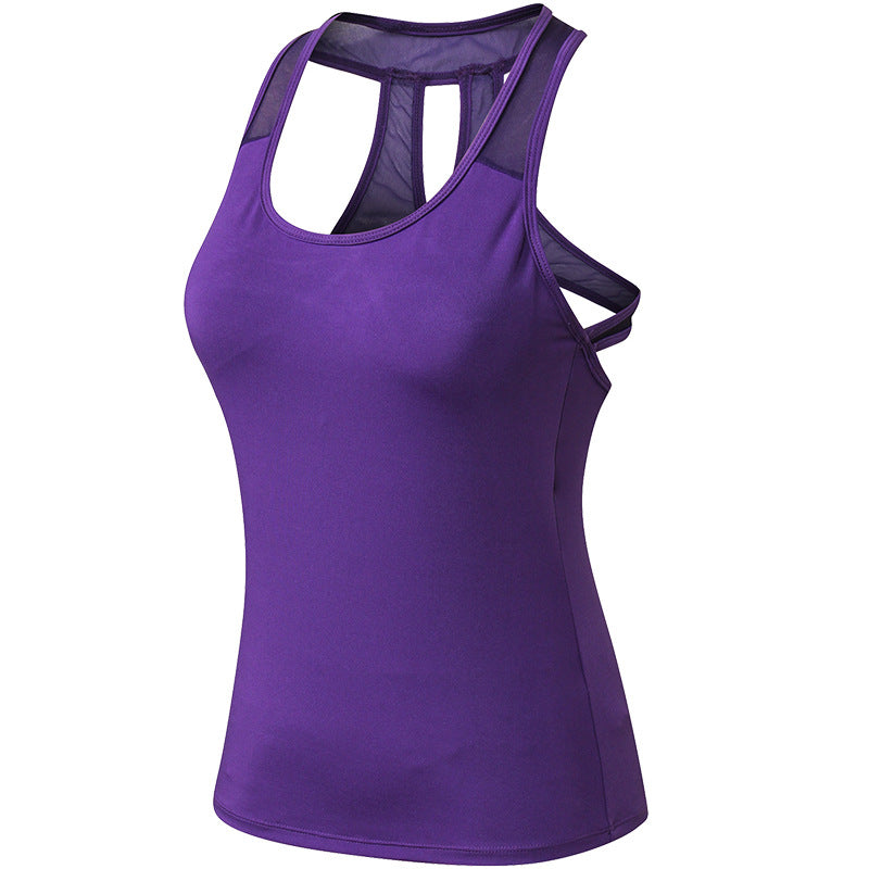 Women's Cutout Skinny Tight Sports Vest