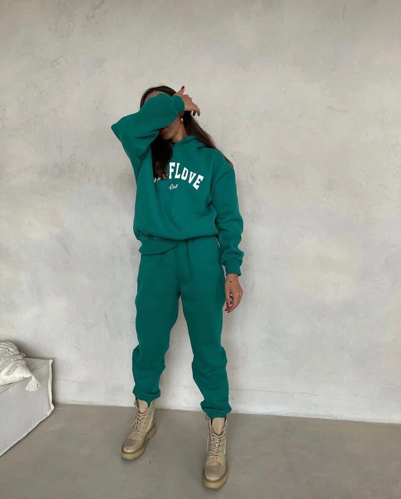 Autumn New Women's Sports Suit Large