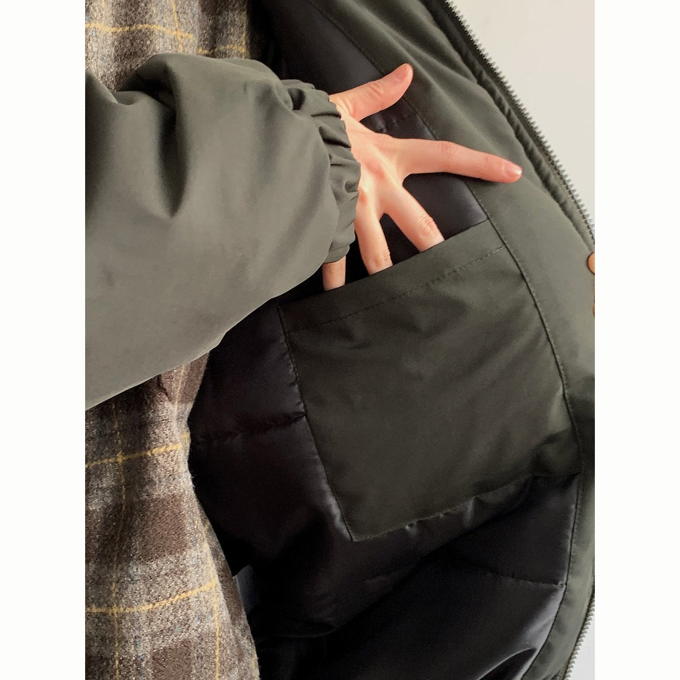 Japanese-style Retro Personality Cotton Coat With Solid Color