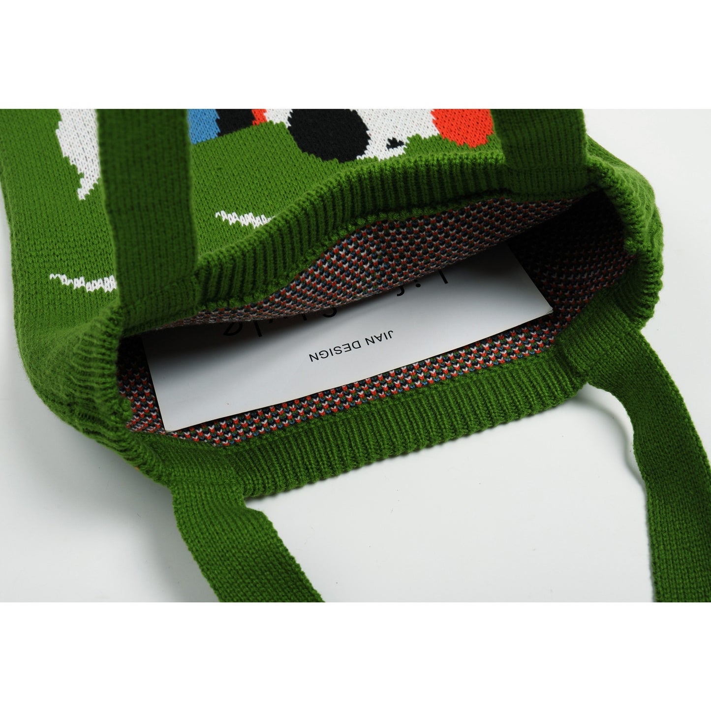 Puppy Knitted Bags Cute Large Crossbody Shoulder Bag