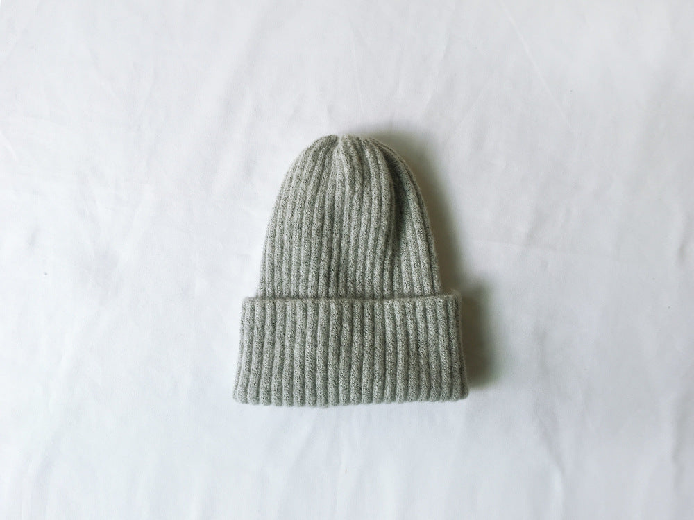 Ins Solid Color Light Board Retro Wool Hat