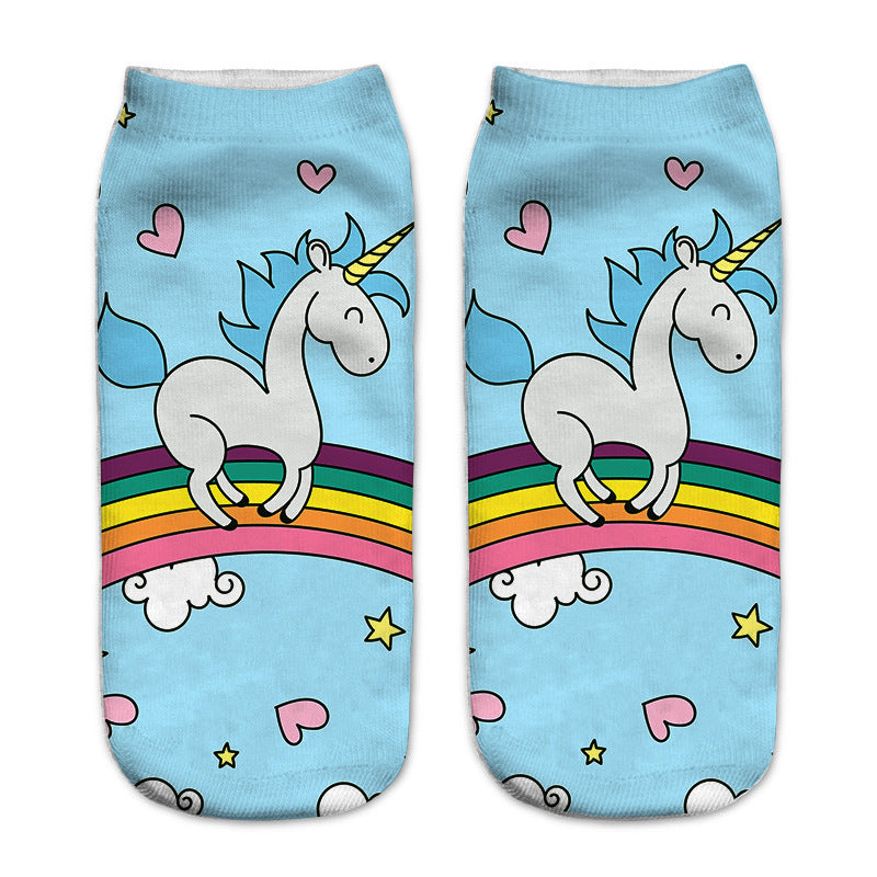 Digital Printing Women's Socks 3d