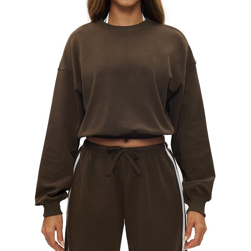 Dame Fløjls Sports- og Fritidssweater