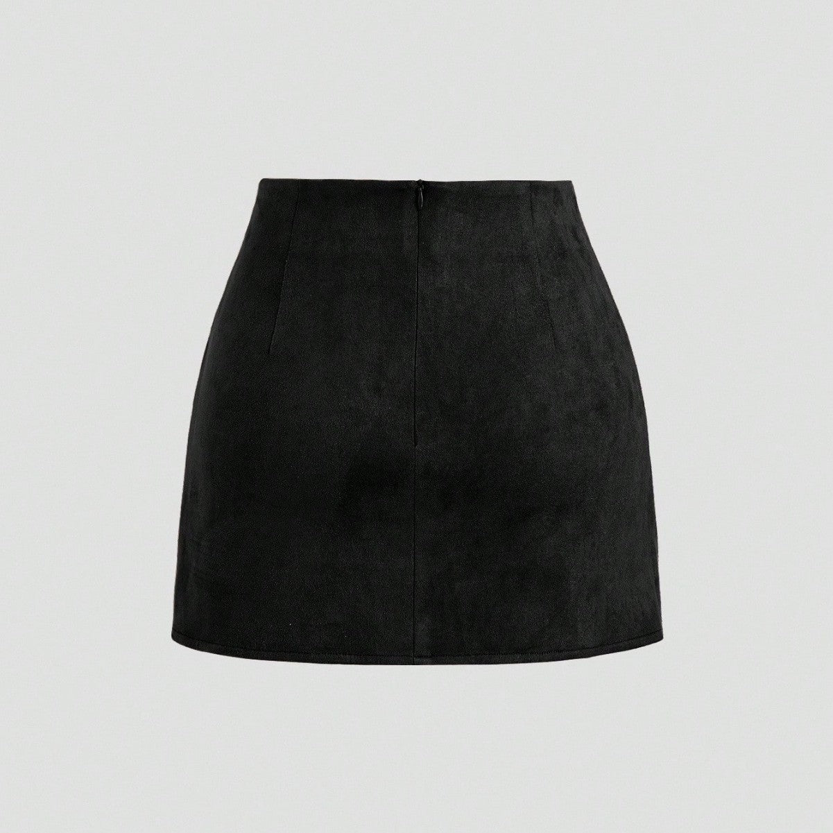 Womens Retro Rivet Tassel Mini Skirt