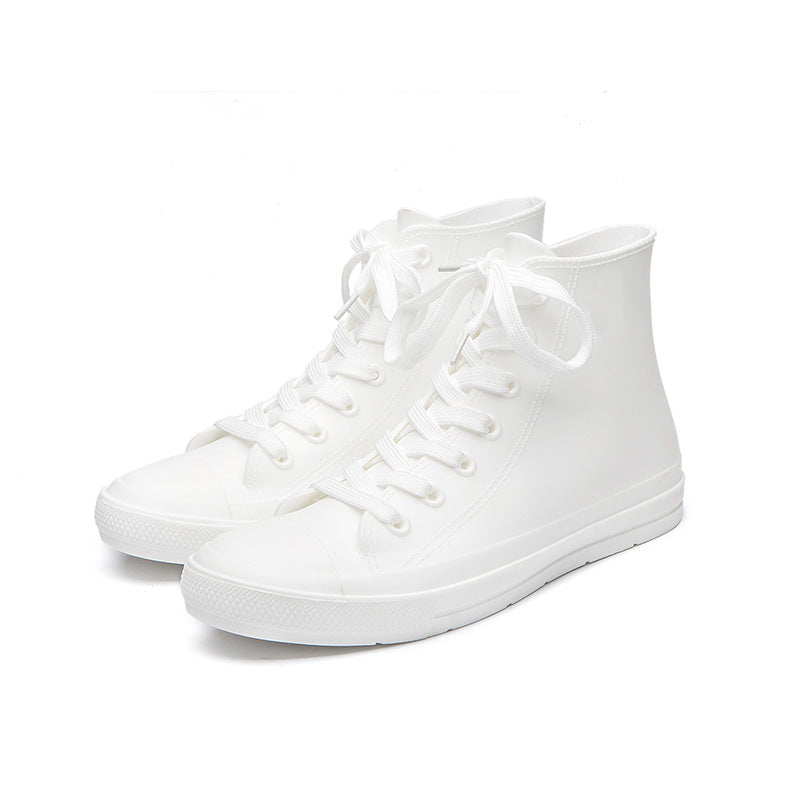 Women's Rain Korean Style Non-slip Water Boots Fashion Short Tube