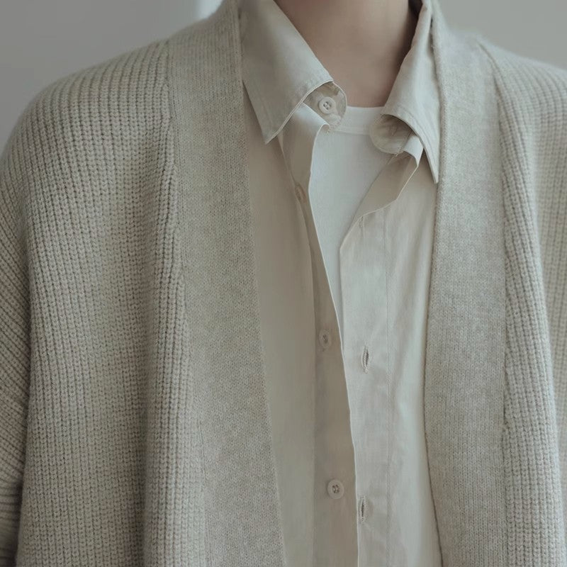 High-grade Niche Lace-up Sweater Coat New Chinese Lace-up Knitted Cardigan