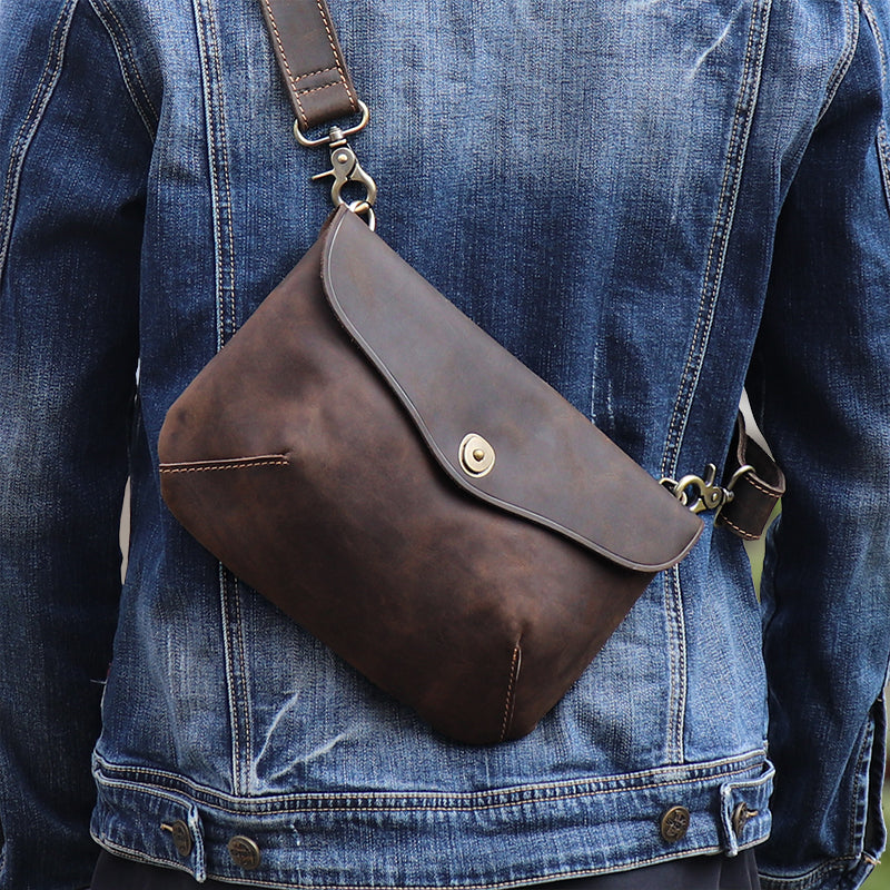 Men's Casual Retro Handmade Cowhide Bag
