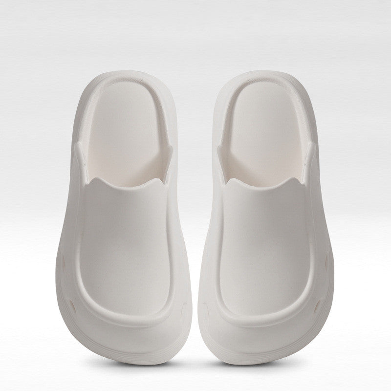 Baotou Thick Bottom Fashion Slippers Outerwear Home Shoes EVA Non-slip Casual Beach Shoes