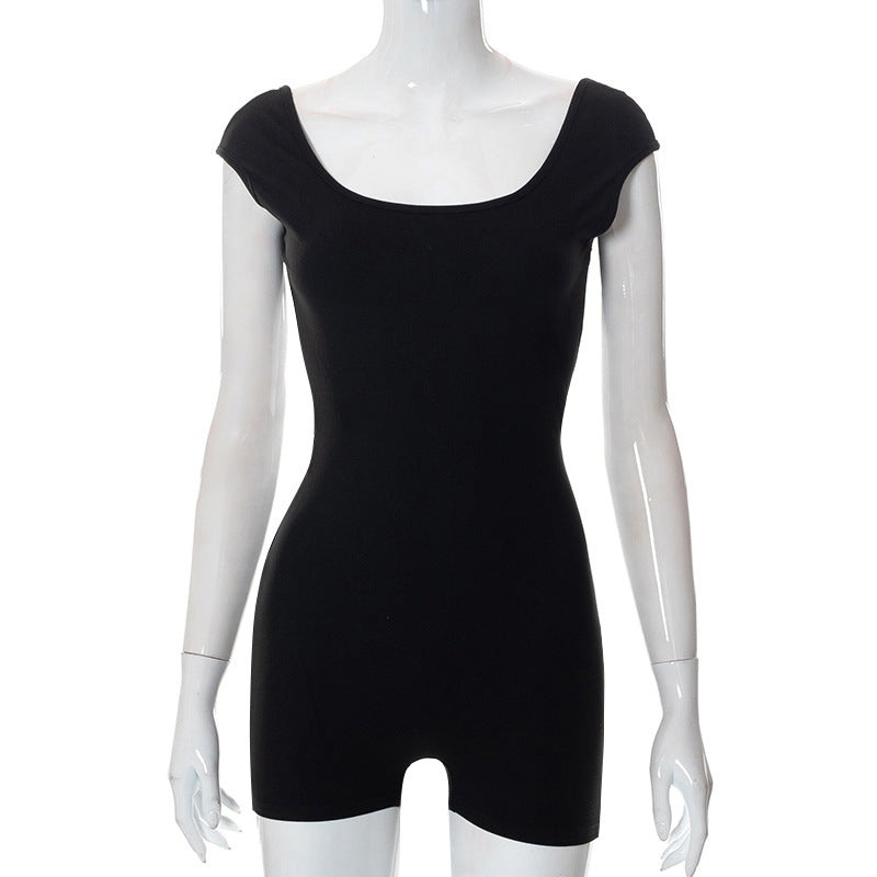 Women's Sleeveless Backpack Hipsshort Jumpsuit