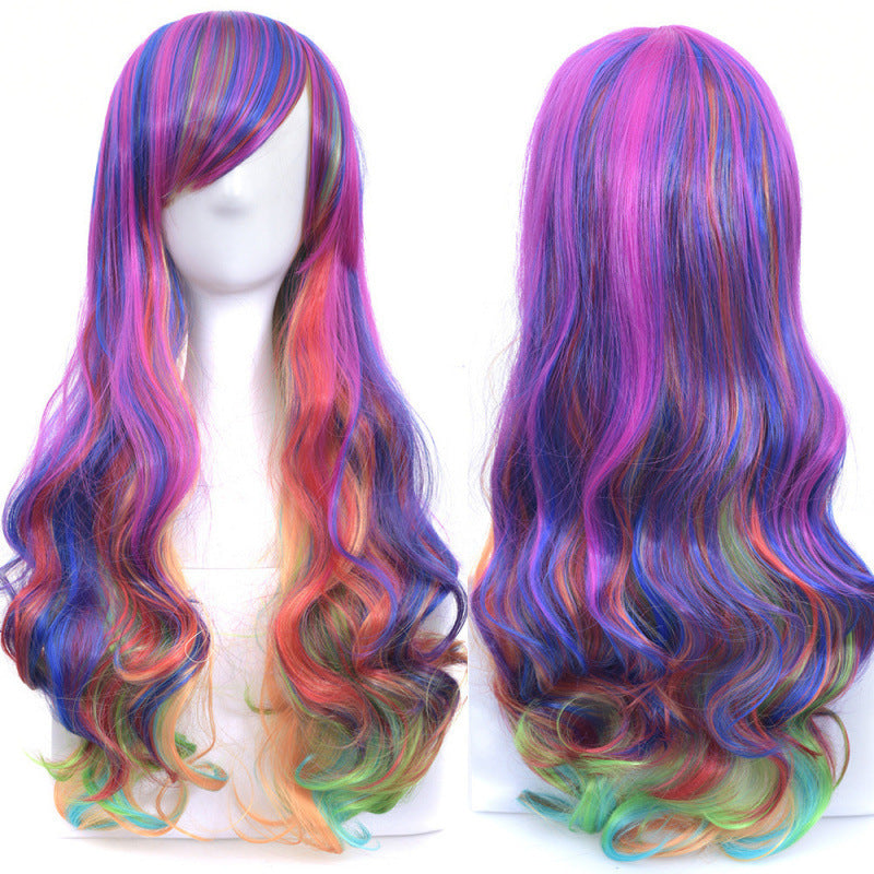 Colorful Cosplay Wig For Dance Parties