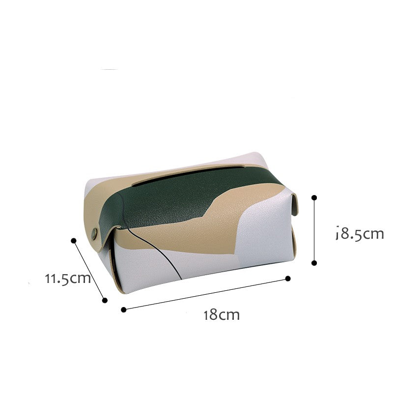 INS Wind Leather Tissue Box High-end Car