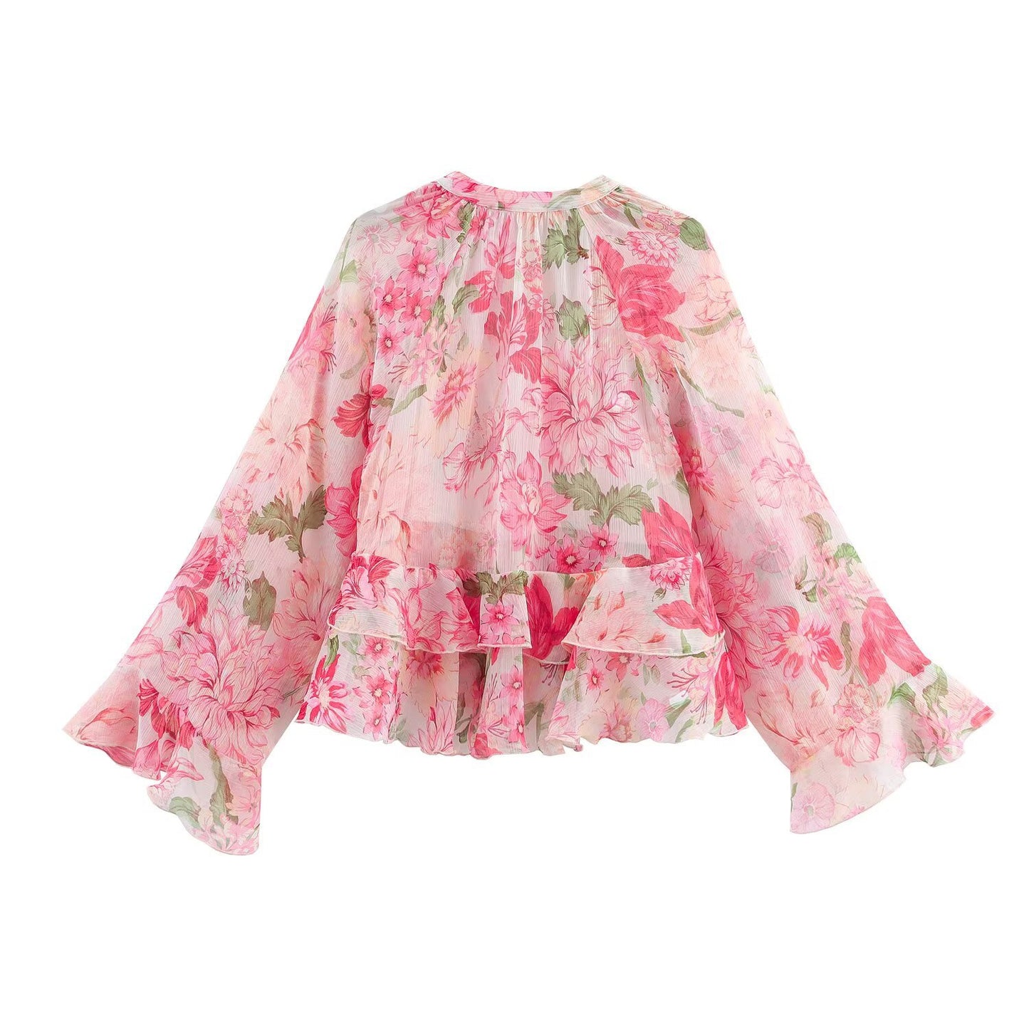 Stylish Versatile Layered Decorative Printed Shirt