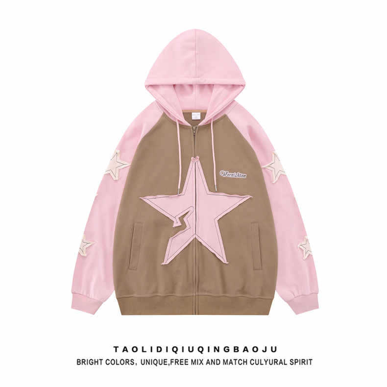 Women's Patchwork Korean Loose Jacket