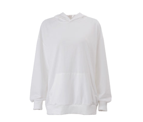 Women's Sexy See-through Mesh Patchwork Hoodie