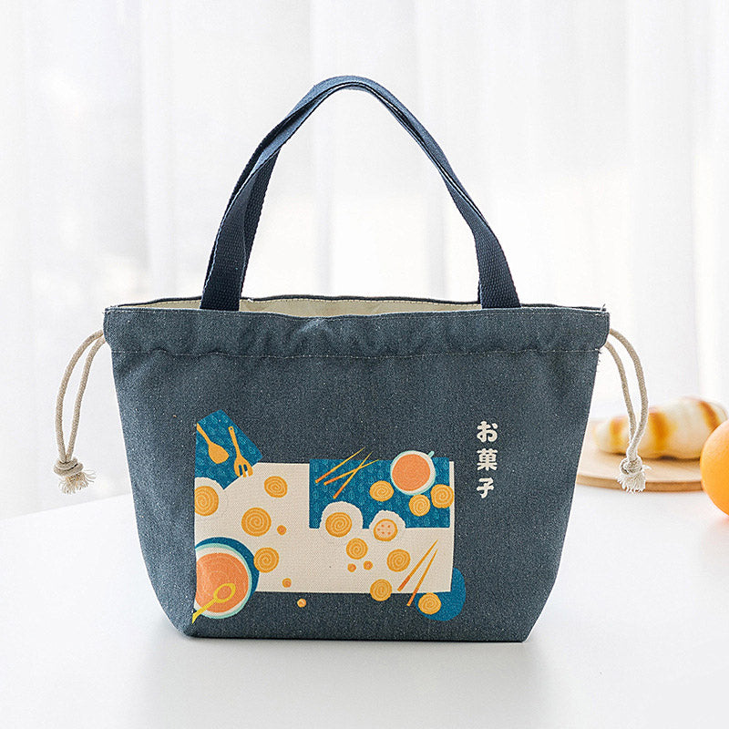 Cute Portable Ladies Handbag Insulation Lunch Box Bag