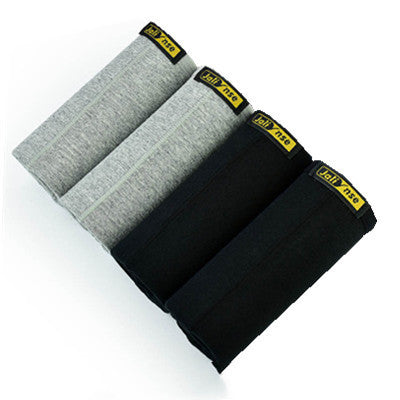Women's Cotton Solid Color Mid-waist Boxer Briefs