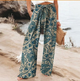 Casual Wide Leg Sports Trousers