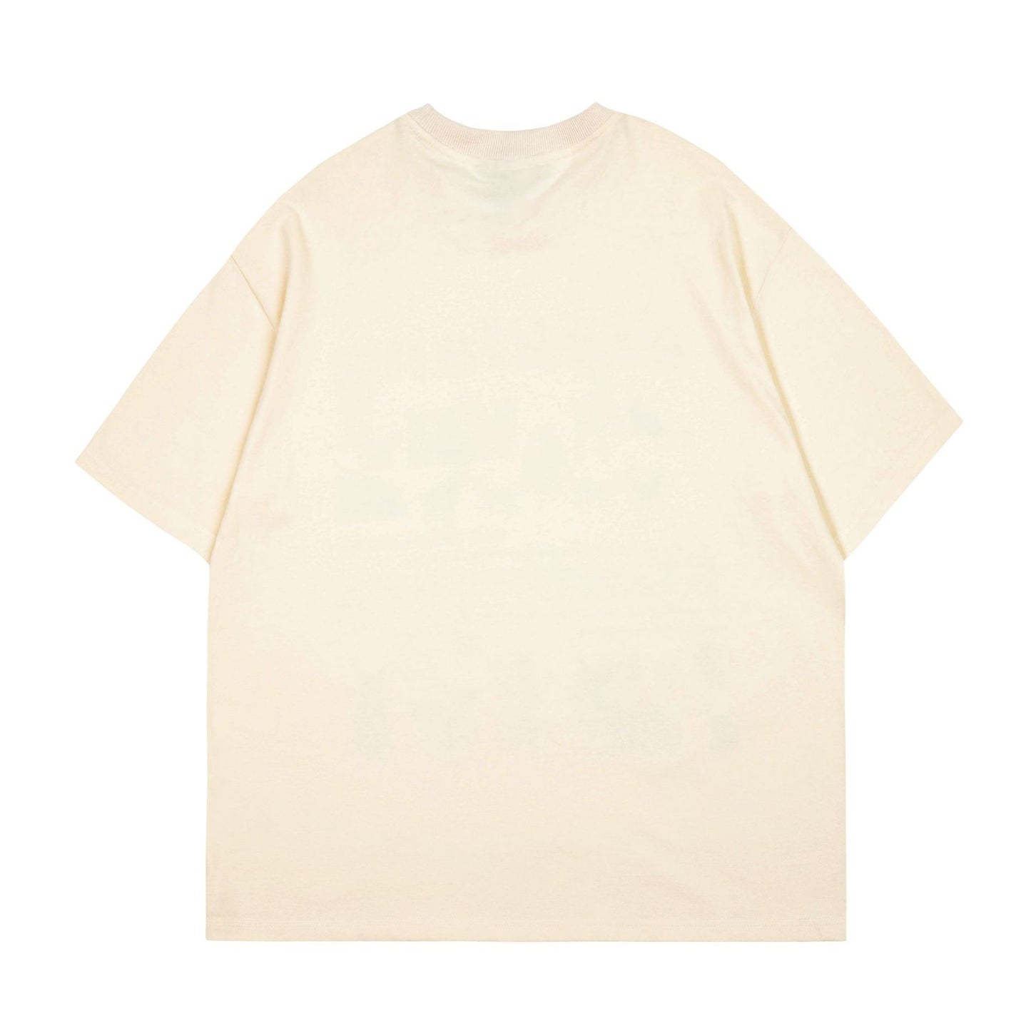 Street Retro Cute Cat Puppy Printed Short Sleeve