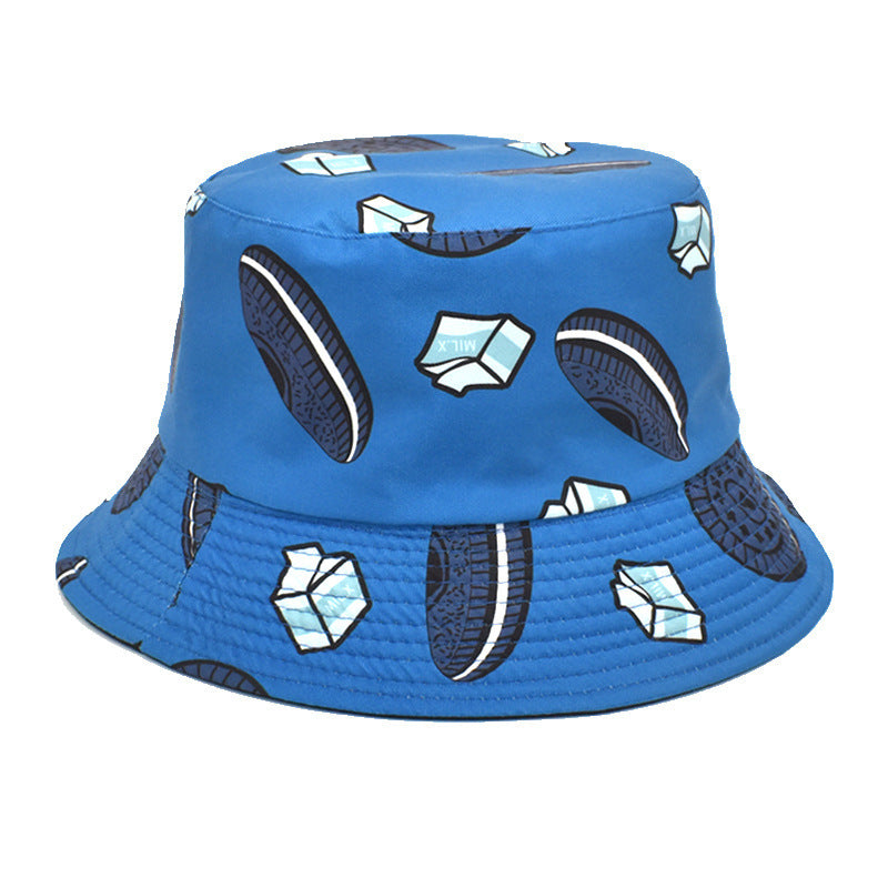 Reversible Wear Bucket Foreign Trade Men's Summer Outdoor Sun Protection Sun Hat