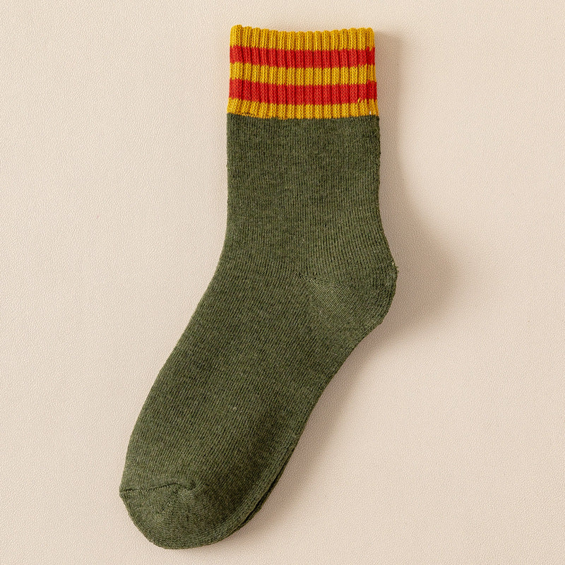 Women's New Cotton Breathable Sweat Absorbing Long Socks