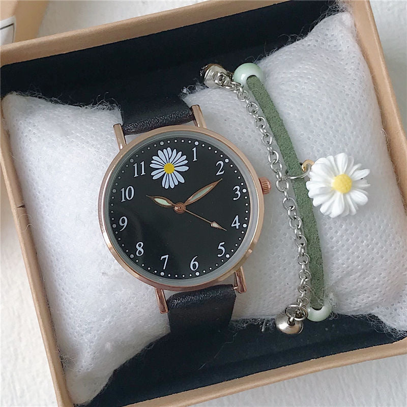 match Fashion Trendy Girls' Cute Quartz Watch Set