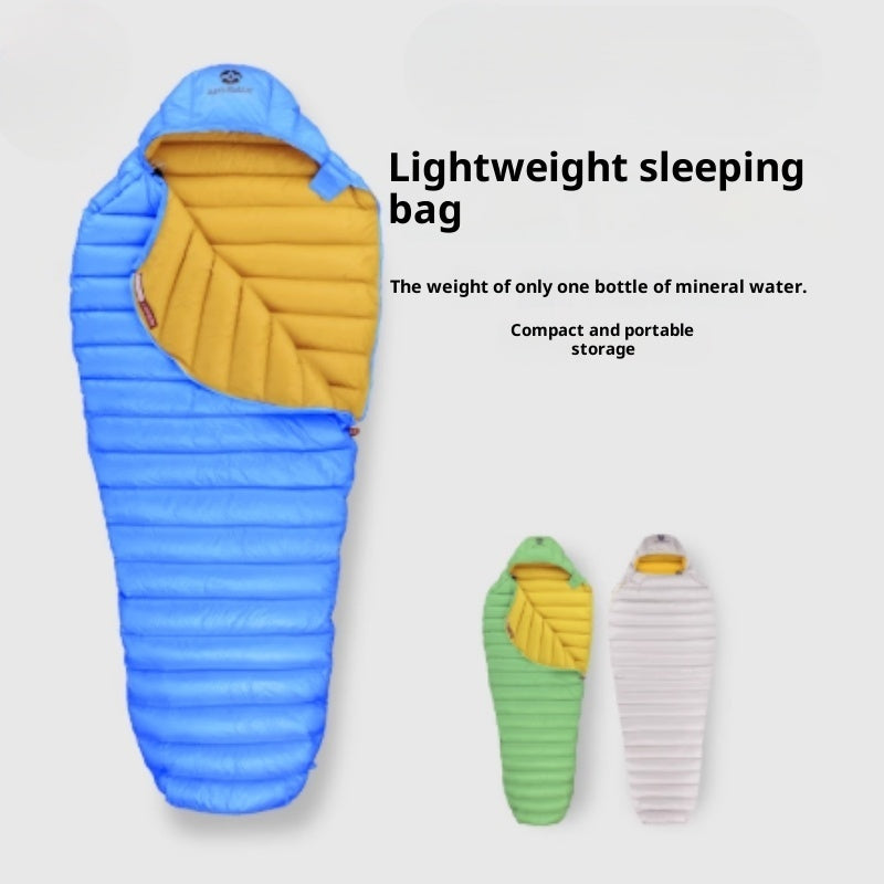 Ultralight Down Outdoor Camping Goose Down Mummy Sleeping Bag