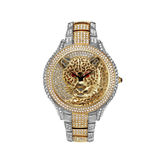 Personalized Leopard Diamond Quartz Women's Watch