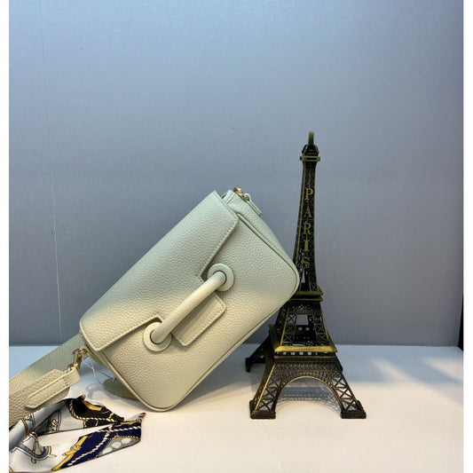One Shoulder Cross Body Leather Catfish Bag