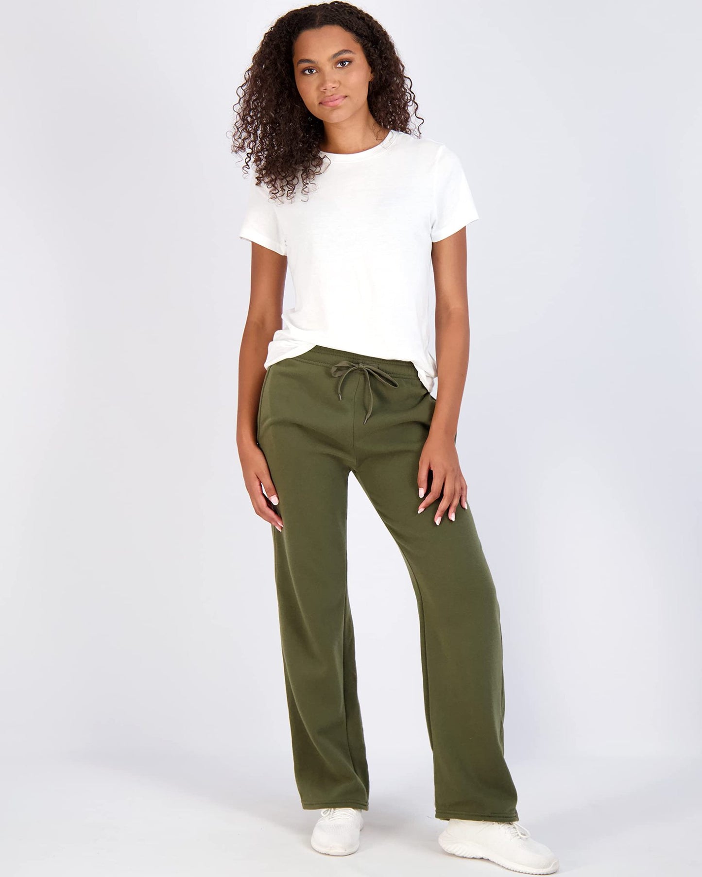 Women's Loose Wool Open Sports Pants