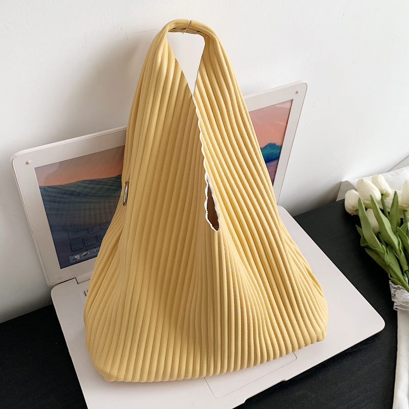 Women's Fashion Simple Striped Shoulder Bag
