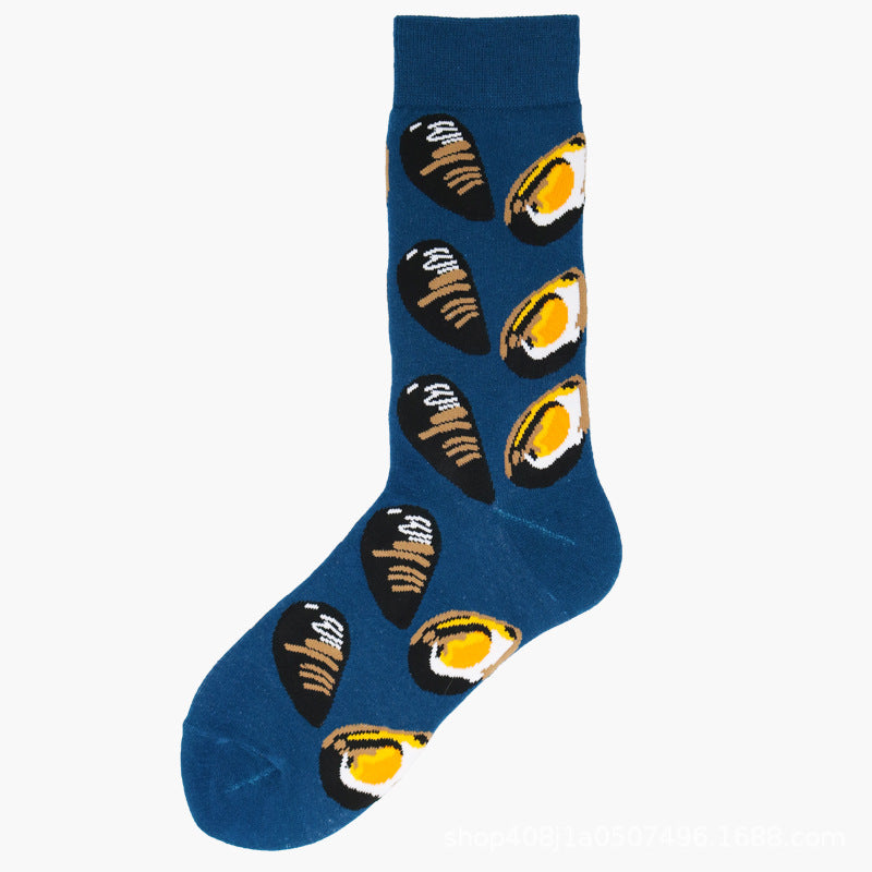 Mid-calf For Fall And Winter Long Cotton Socks