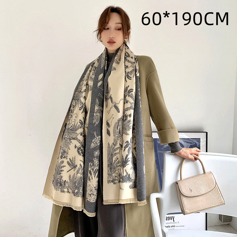 Women's Fashion Warm Scarf Temperament Shawl