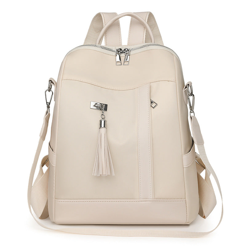 Large Capacity Simple Commute Backpack Versatile Small Schoolbag