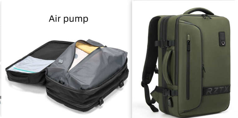Multi-functional Airbag Backpack Men's Large Capacity