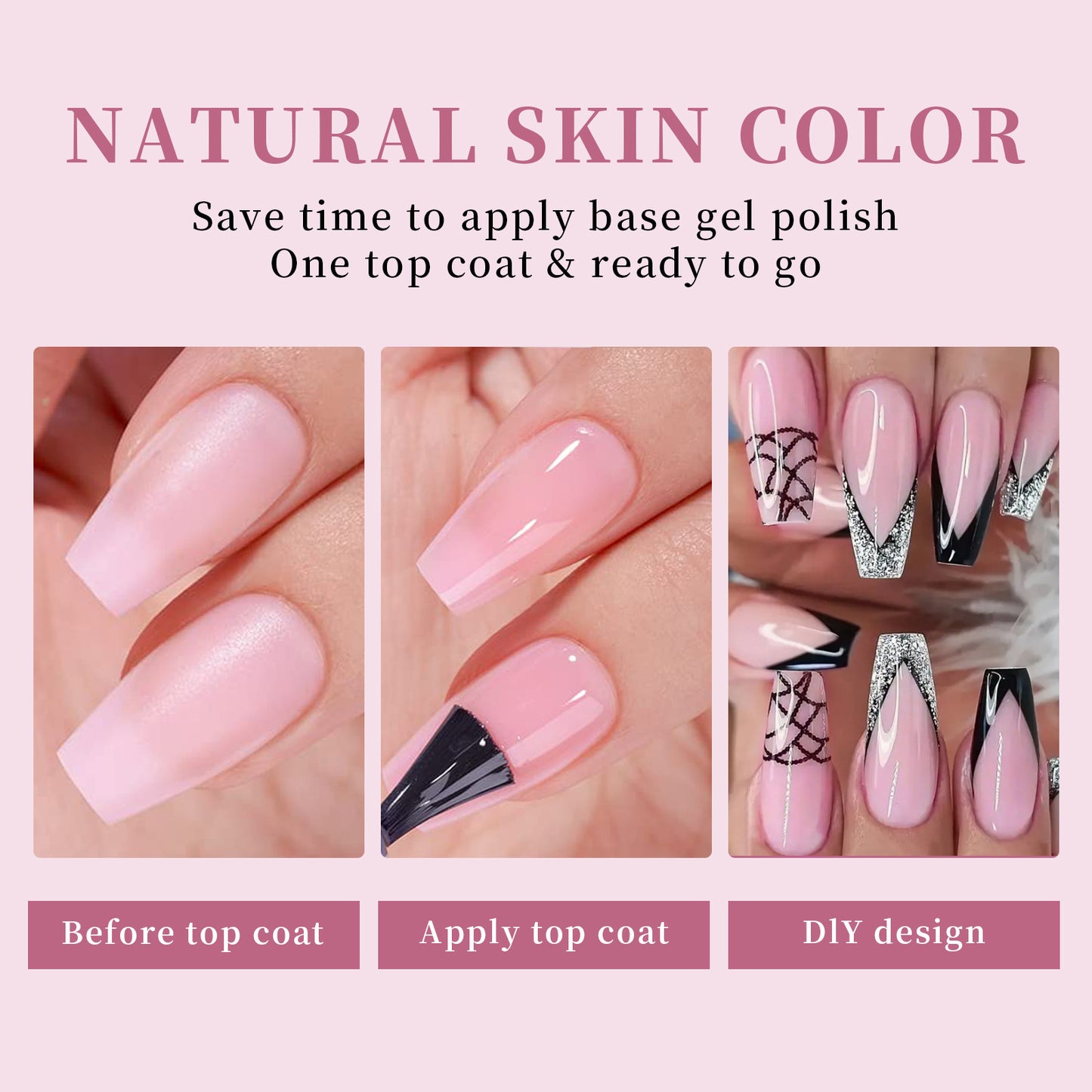 Nude Seamless Wear Armor Removable Nail Stickers