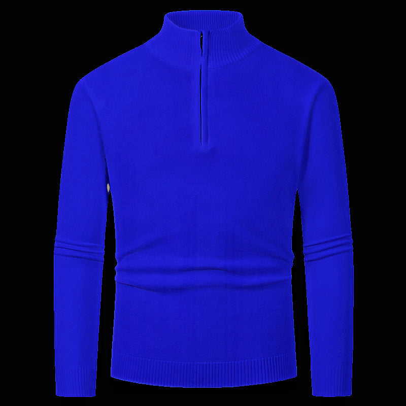 Fashion Trend Half Zipper Sweater