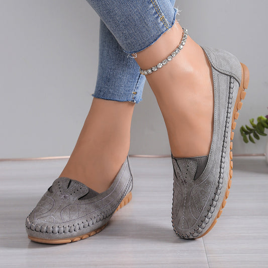 New Women's Retro Casual Flat Shoes