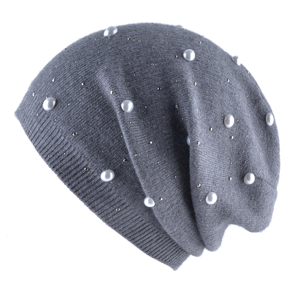 Warm Hot Drill Ladies Rabbit Fur Knitted Hat