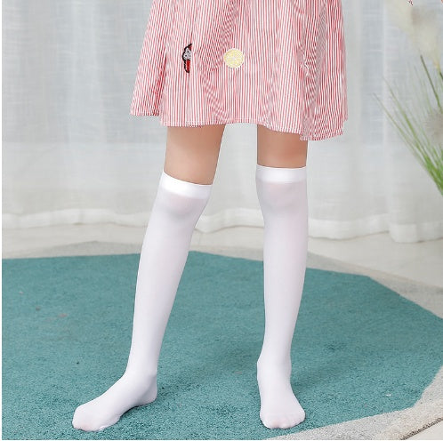 Children Stockings Over The Knee Velvet