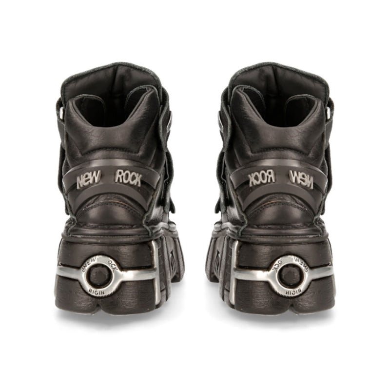 Low-top Metal Muffin Sole Dad's Shoes Are Versatile And Round Toe Shoes