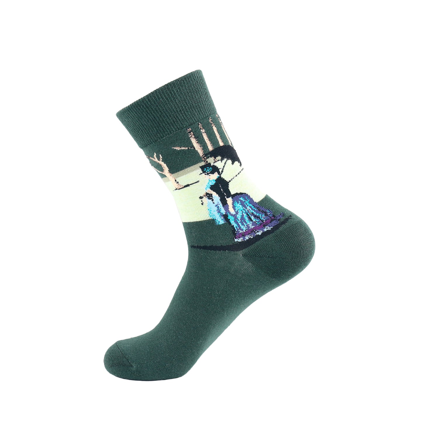 Creative In-tube Skateboard Personality Ladies Cotton Socks