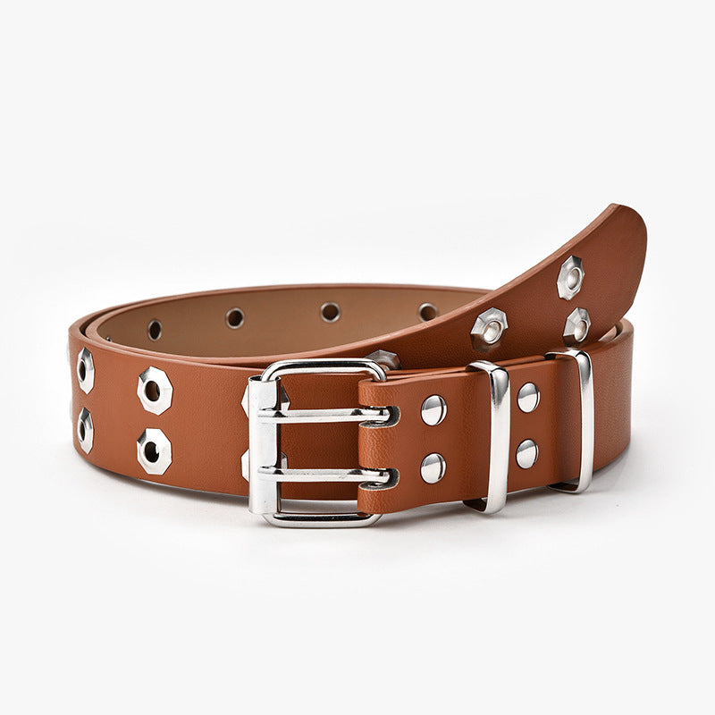 Double Breasted Waistband Hip-hop Chain Versatile