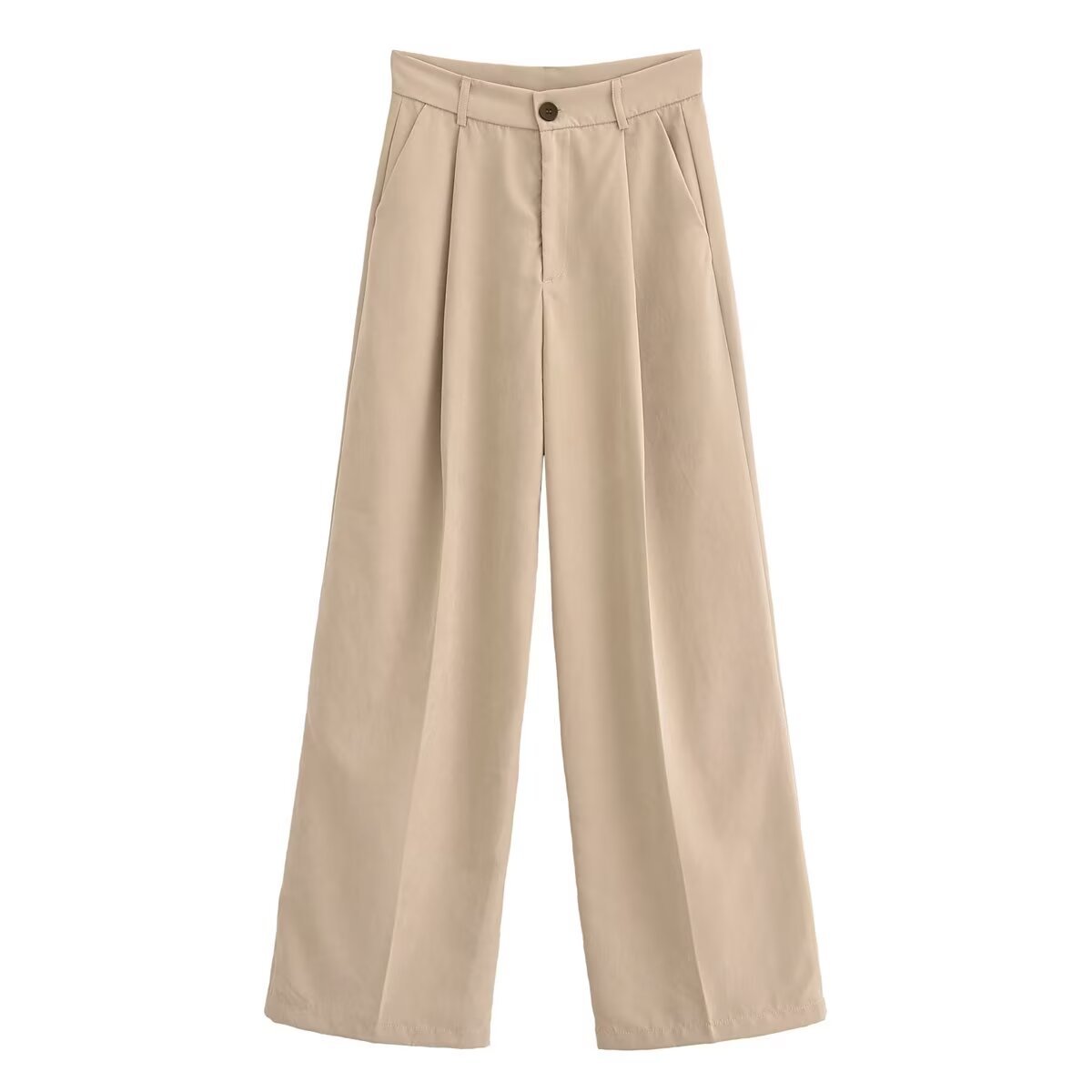 Stylish Simple And Versatile Casual Draping Long Pleated Pants