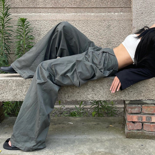 High Street Versatile Retro Casual Overalls Female