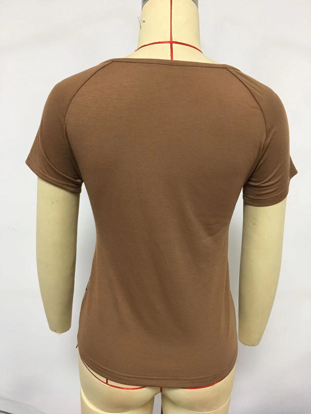 European And American Women's Sexy Hollow-out Slender Leopard Stitching Knit
