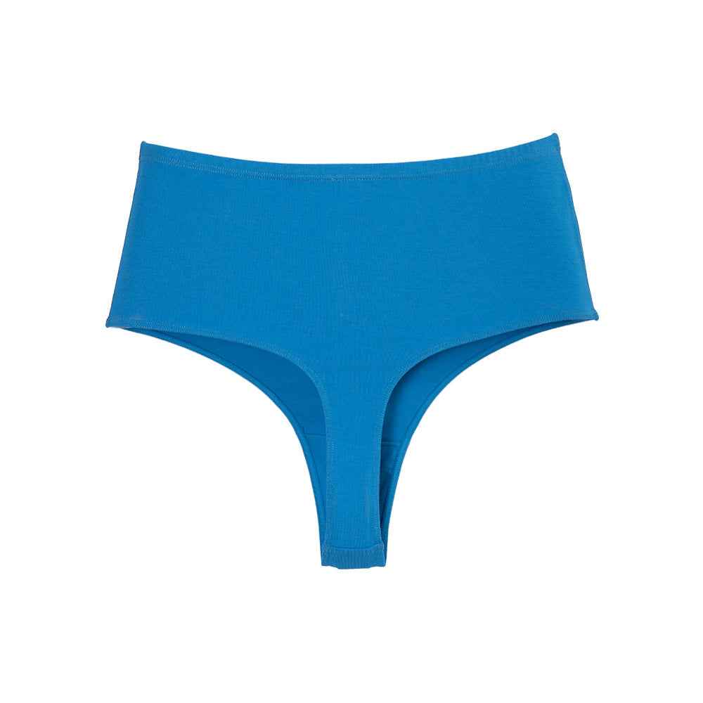 Women's Waist Invisible T-shaped Breathable High Elastic High Slit Non-stuck Crotch Triangle Cotton Underwear